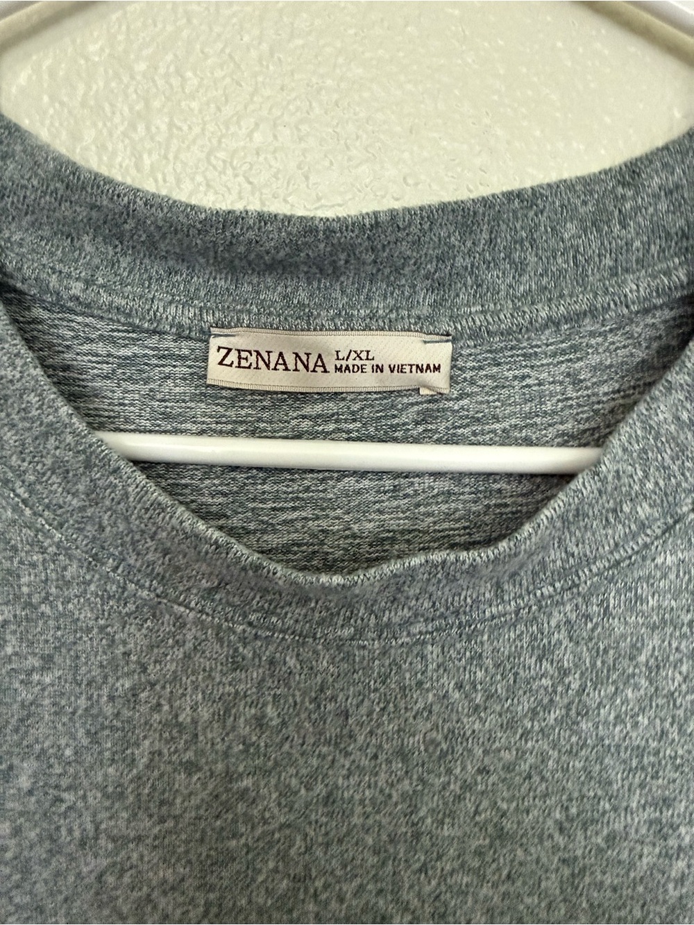Zenana Soft Melange Hacci T-Shirts Dress - Picture 5 of 5